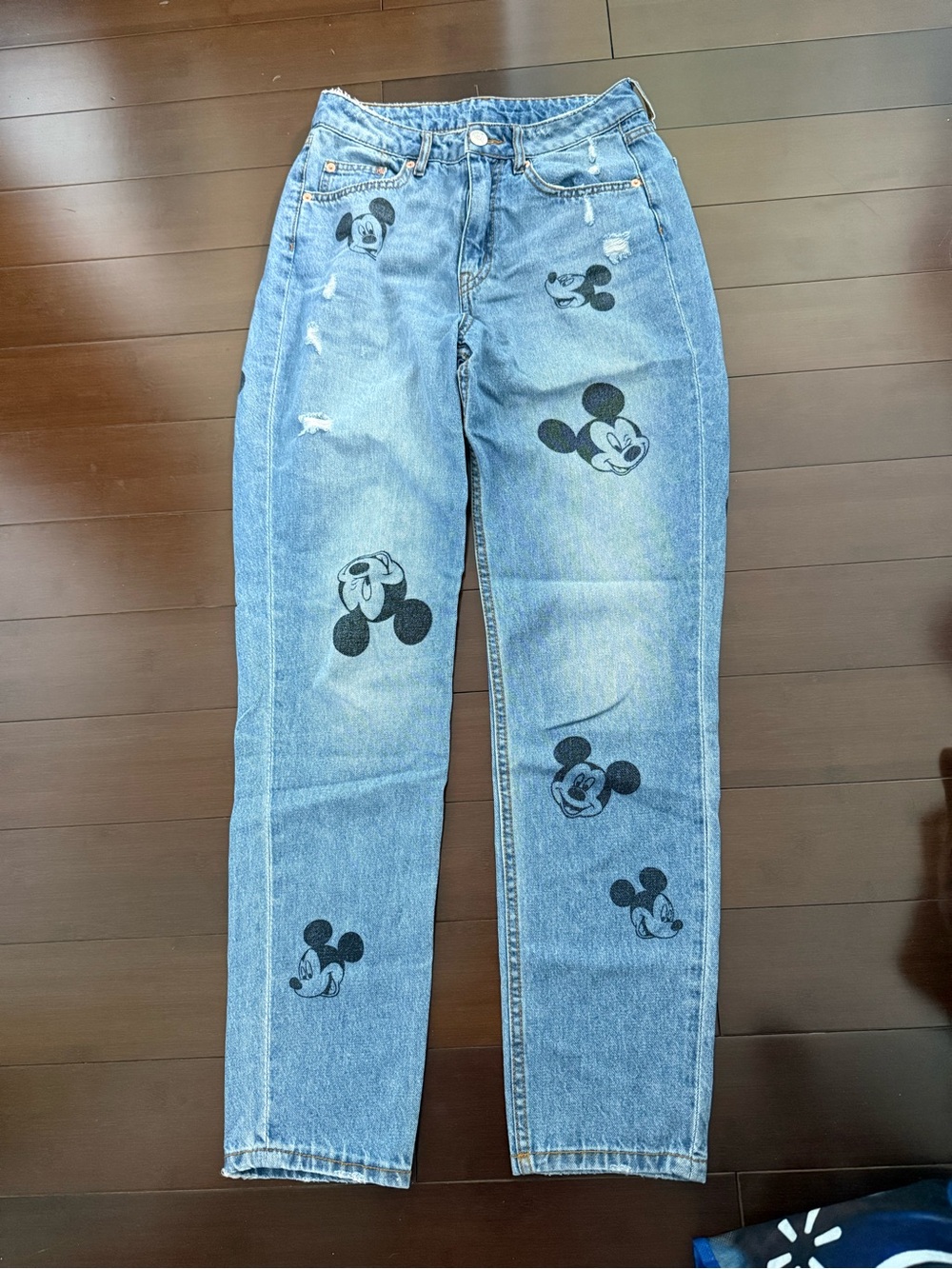 H&M Mickey Print Women’s Jeans